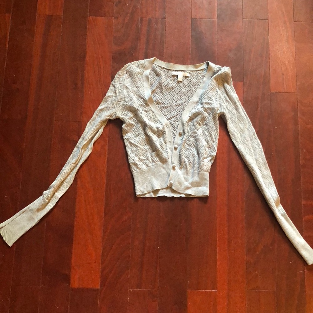 Old Navy Eyelet Cardigan